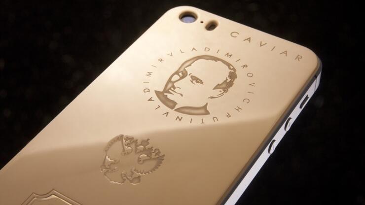 4 bin 300 dolara Putin portreli altın iPhone!