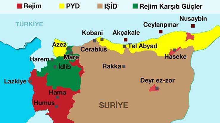 Suriye'nin kuzeyinde Tel Abyad'ı da içeren yeni Kürt kantonu