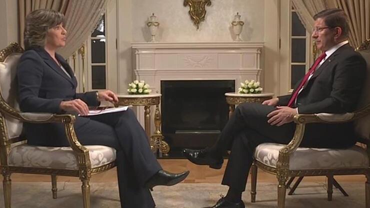 Başbakan Davutoğlu Christiane Amanpour'un sorularını yanıtladı