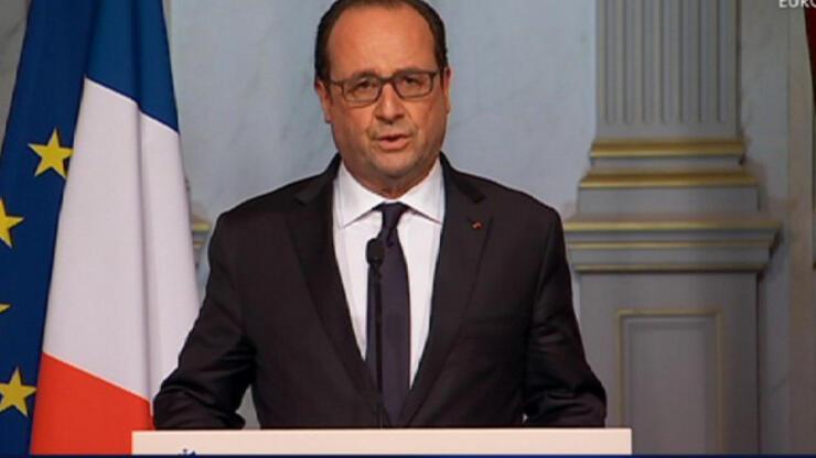 Fransa Cumhurbaşkanı Hollande: "Eşi görülmemiş bir saldırı"