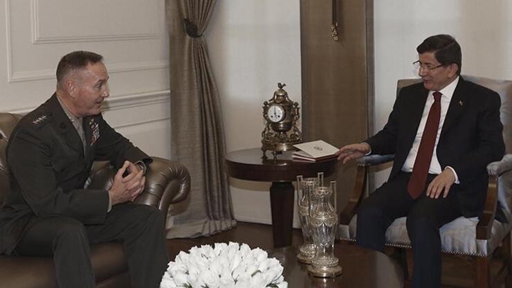 ABD Genelkurmay Başkanı, Başbakan Davutoğlu ile görüştü