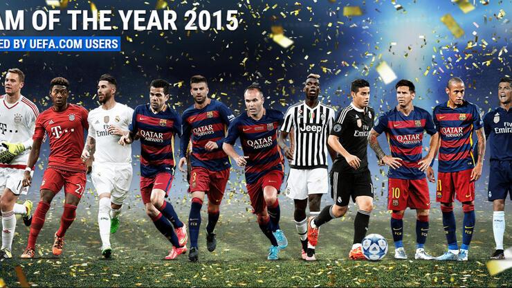 UEFA "Yılın 11'i"ni açıkladı
