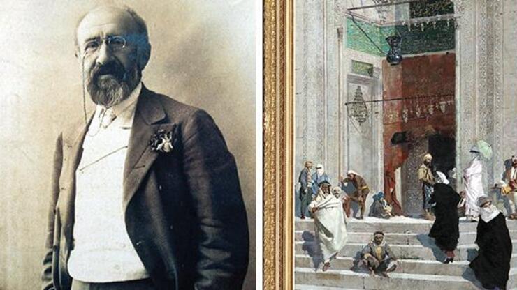 Osman Hamdi Bey'in "Cami Önü" tablosu 10 milyon TL'den satışa çıktı