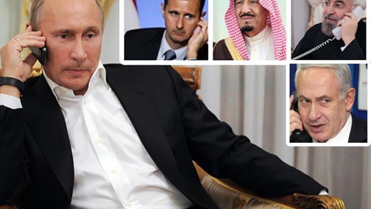 Putin'den diplomasi atağı: Esad, Kral Selman ve Ruhani ile görüştü