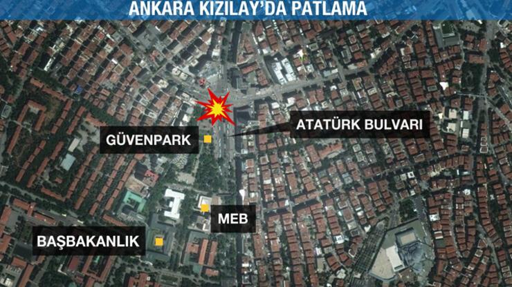 Ankara Kızılay'da terör saldırısı