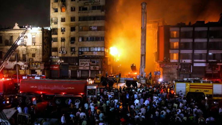 Kahire'de yangın 