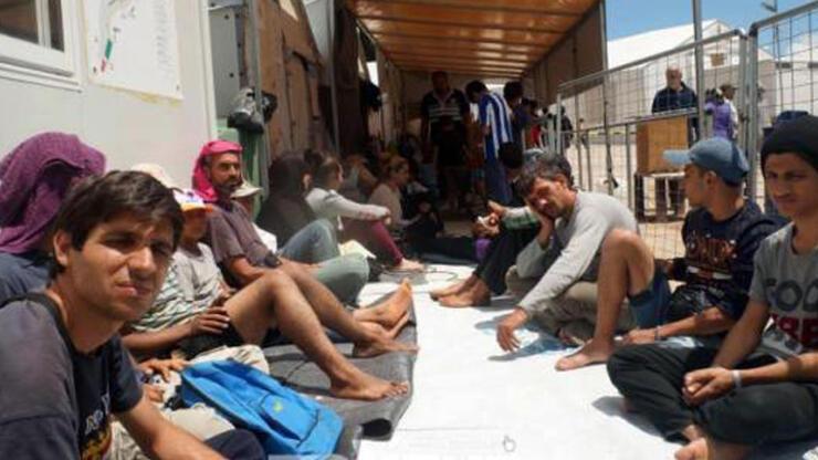 Sakız Adası'ndaki mülteciler açlık grevinde