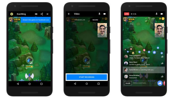 Messenger’daki oyunlar canlı olarak yayınlanabilecek