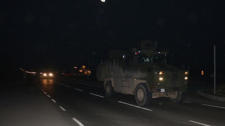 Suriye sınırına zırhlı araçla komando sevkiyatı