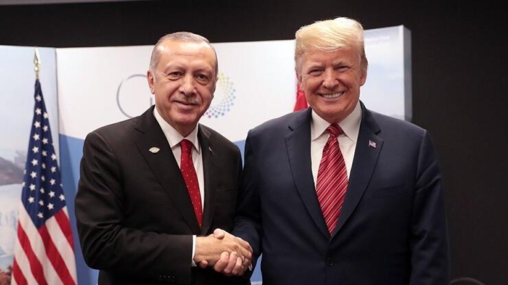 Cumhurbaşkanı Erdoğan ABD Başkanı Donald Trump'la görüştü