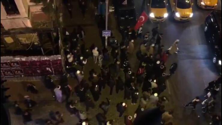 Taksim'de yürüyüş yapan gruba polis müdahalesi