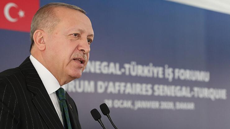 Cumhurbaşkanı Erdoğan Senegal'de: Dünyadaki 10 dev altyapı projesinden 6’sı Türkiye’de