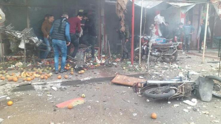 Tel Rıfat'ta yuvalanan YPG/PKK'lı teröristler Afrin'e saldırdı