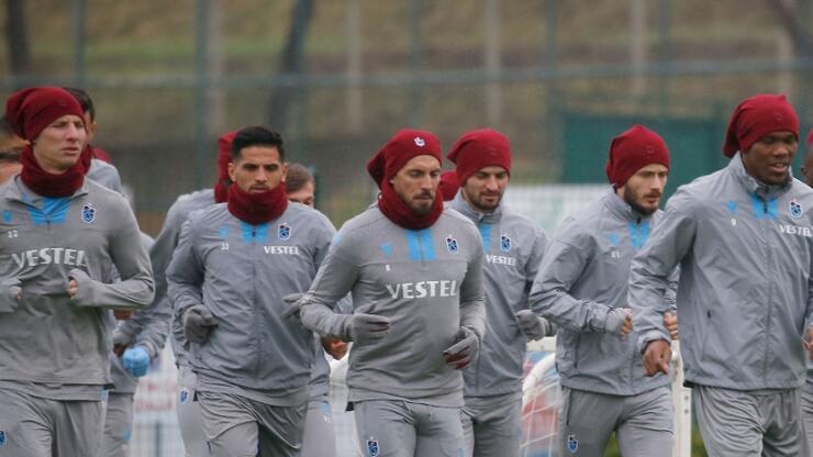 Trabzonspor'un Göztepe hazırlıkları devam etti