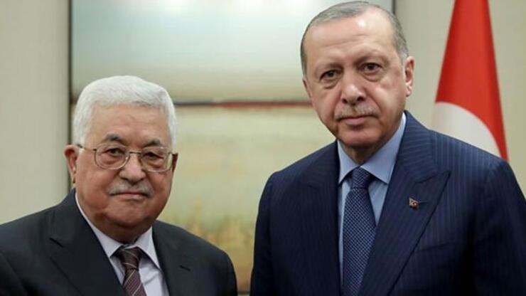 Cumhurbaşkanı Erdoğan, Mahmud Abbas ile görüştü 