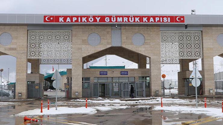 Kapıköy Kara Hudut Kapısı'nda giriş çıkışlar durduruldu