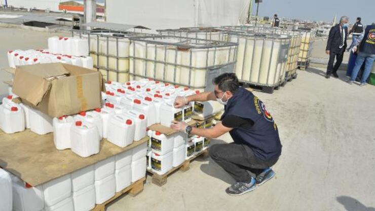 2 milyon liralık sahte temizlik ürünü ele geçirildi