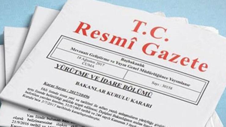 Bazı bakanlıklara ilişkin atama kararları Resmi Gazete'de yayımlandı