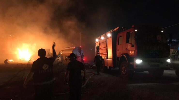 Gebze'de fabrikada yangın 