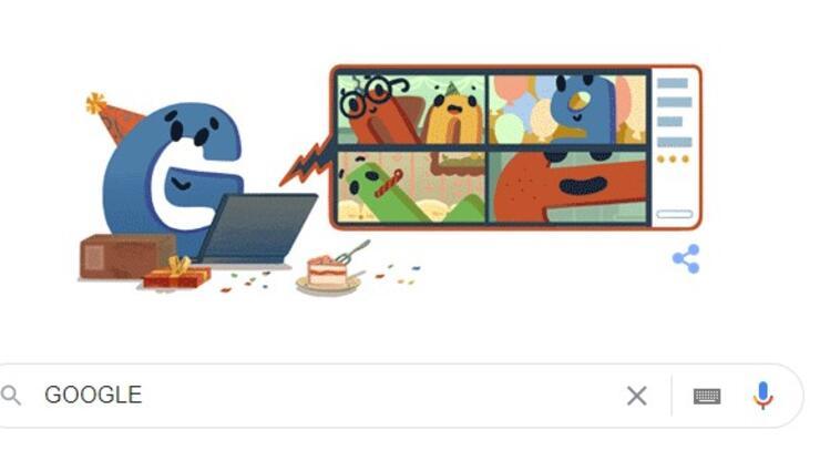 Google kuruluşunun yıl dönümünde kendisini doodle yaptı! Google ne zaman kuruldu?