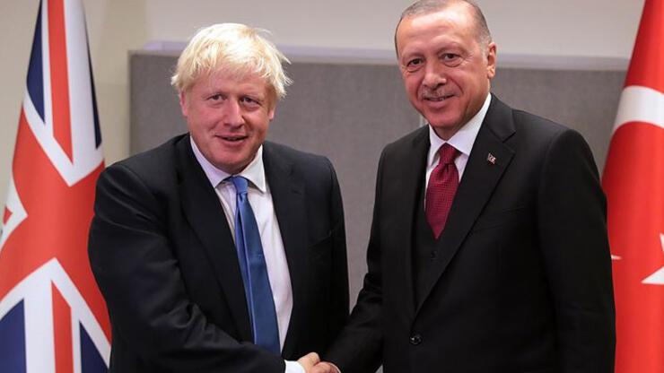 Son dakika haberi: Cumhurbaşkanı Erdoğan, Boris Johnson ile görüştü