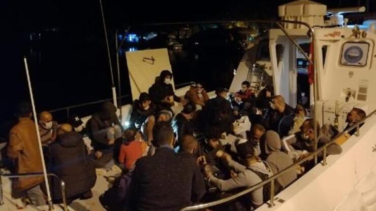Marmaris'te 87 kaçak göçmen kurtarıldı
