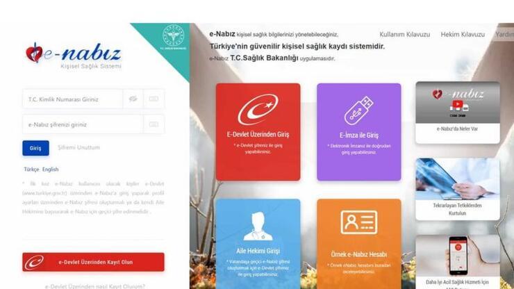 e-Nabız giriş nasıl yapılır? E Nabız kayıt olma işlemi! www.turkiye.gov.tr giriş işlemleri! E-Nabız şifresi nasıl alırım?