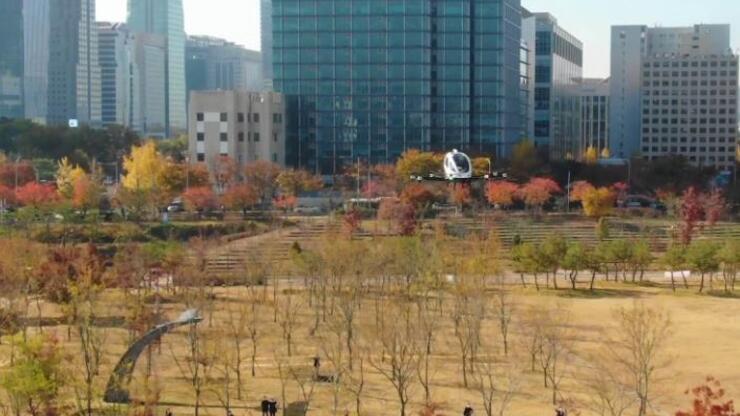 Drone taksi Güney Kore’nin başkenti Seul’da ilk uçuşunu gerçekleşirdi