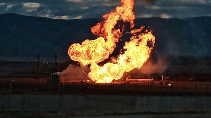 İran'da petrol boru hattında yangın