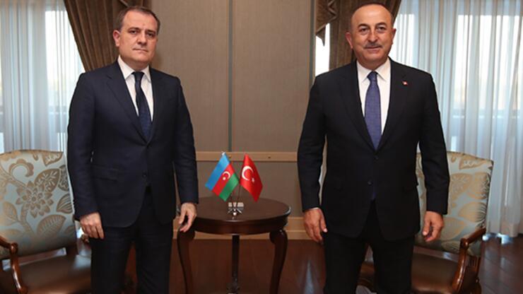 Dışişleri Bakanı Çavuşoğlu, Azerbaycanlı mevkidaşı Bayramov ile görüştü