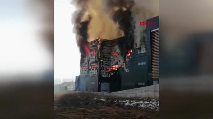 SON DAKİKA: Ankara'da iş yeri deposunda yangın