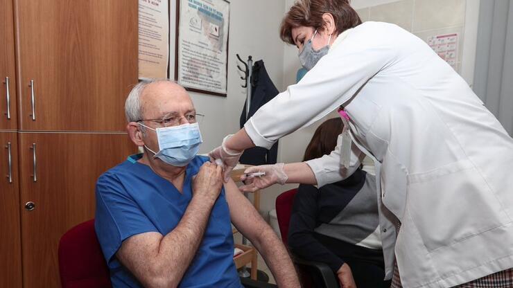 Son dakika... CHP Genel Başkanı Kılıçdaroğlu 2. doz aşısını oldu