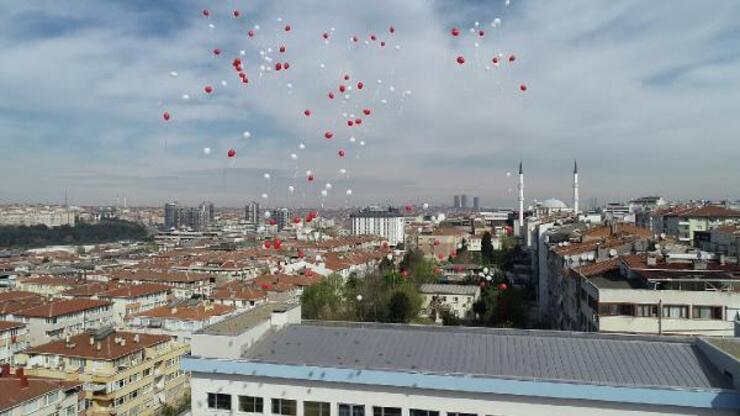 101 okuldan 101 balon gökyüzüne bırakıldı