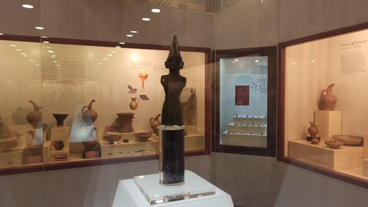 Bir paket sigaraya satılan Hitit heykeli müzede sergileniyor