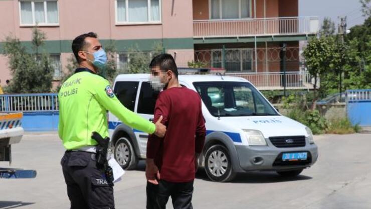 Polisin 'dur' ihtarına uymayan ehliyetsiz sürücüye 15 bin lira ceza