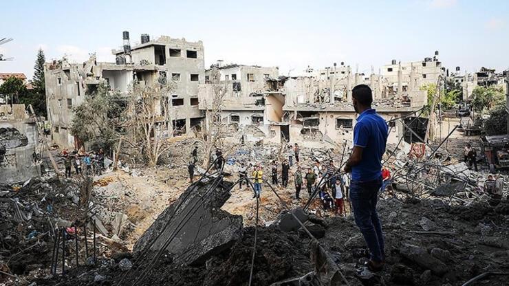 BM: İsrail'in Gazze'ye yönelik hava saldırıları nedeniyle 38 binden fazla Filistinli yerinden edildi