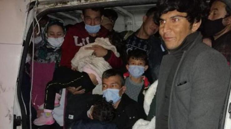 Van'da 66 kaçak göçmen yakalandı! 
