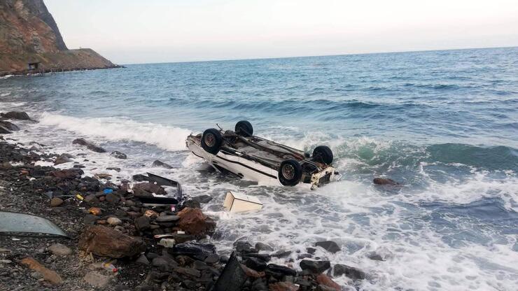 Tekirdağ'da otomobil denize uçtu: 5 yaralı