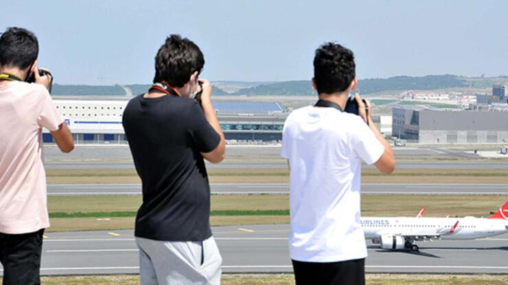 Türkiye'nin ilk resmi spotter alanı İstanbul Havalimanı'nda kuruldu