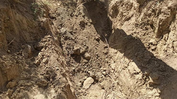 PKK'dan kaçmaya çalıştığı için öldürüldüğü öne sürülen teröristin cesedi toprağa gömülü bulundu