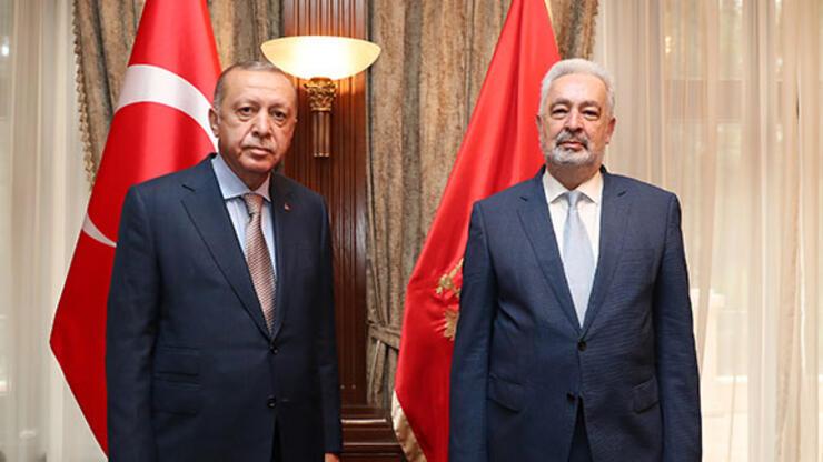 Cumhurbaşkanı Erdoğan, Karadağ Başbakanı Krivokapiç'i kabul etti