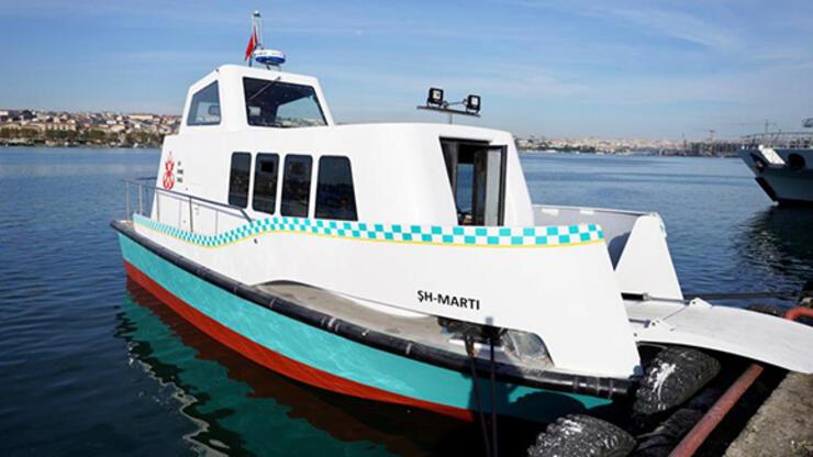 İstanbul'da 8 deniz taksi suya indirildi
