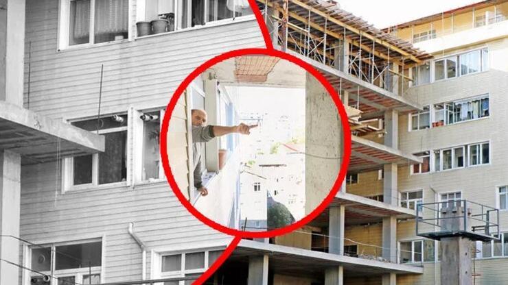 Cama sıfır apartman: Şişli'de apartmanın içine giren inşaatın gerekçesi arsa işgaliymiş!