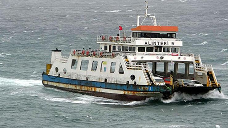 Gökçeada ve Bozcaada'ya yarınki bazı feribot seferleri iptal edildi
