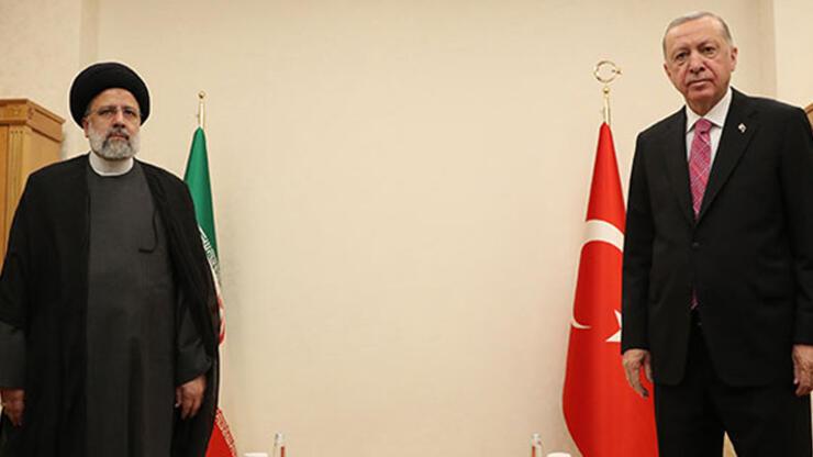 Son dakika haberi: Cumhurbaşkanı Erdoğan, İran Cumhurbaşkanı Reisi ile görüştü