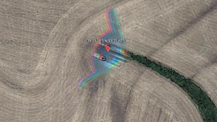 ‘Hayalet’ Google Earth’e yakalandı!