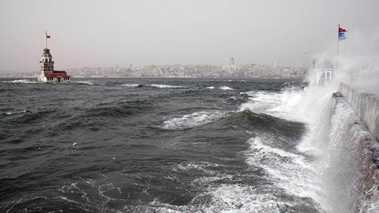 SON DAKİKA: Meteoroloji'den İstanbul'a fırtına uyarısı