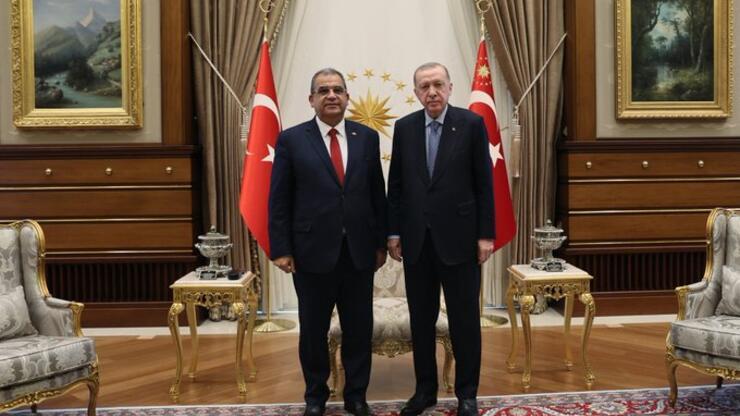 Cumhurbaşkanı Erdoğan, KKTC Başbakanı Sucuoğlu'nu kabul etti  