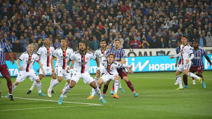 Trabzonspor ile Beşiktaş 1-1 berabere kaldı