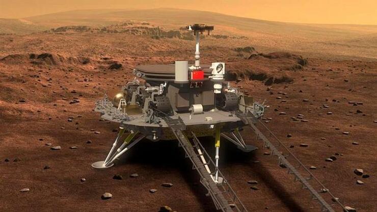 Çin'in Mars'a gönderdiği uzay aracı Zhurong'dan yeni keşif